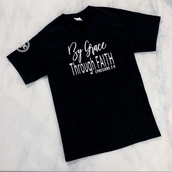By Grace Through Faith Christian T-Shirt - Picture 5 of 9